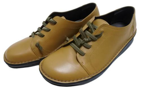 【インコルジェ8549 カーキ】ローヒールスニーカー